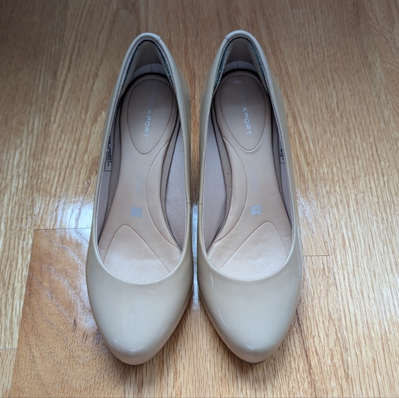 Rockport Tan Pumps Size 5.5 - Picture 1 of 5
